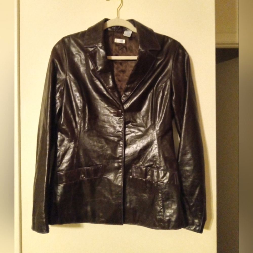 Women's Brown Leather Jacket